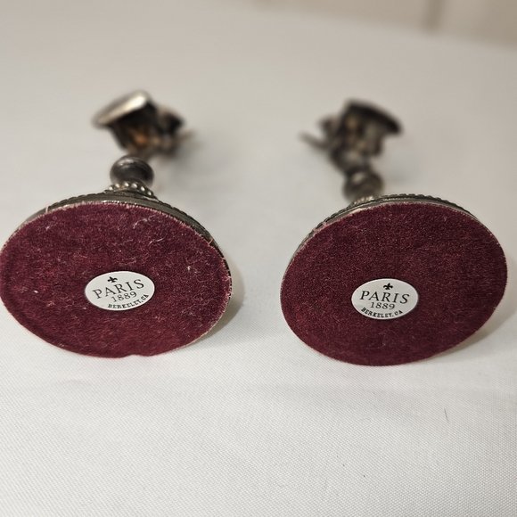 Vintage Letter Hand Note Clip Silver Plate Mother of Pearl Paris 1889 Berkeley - Picture 7 of 12